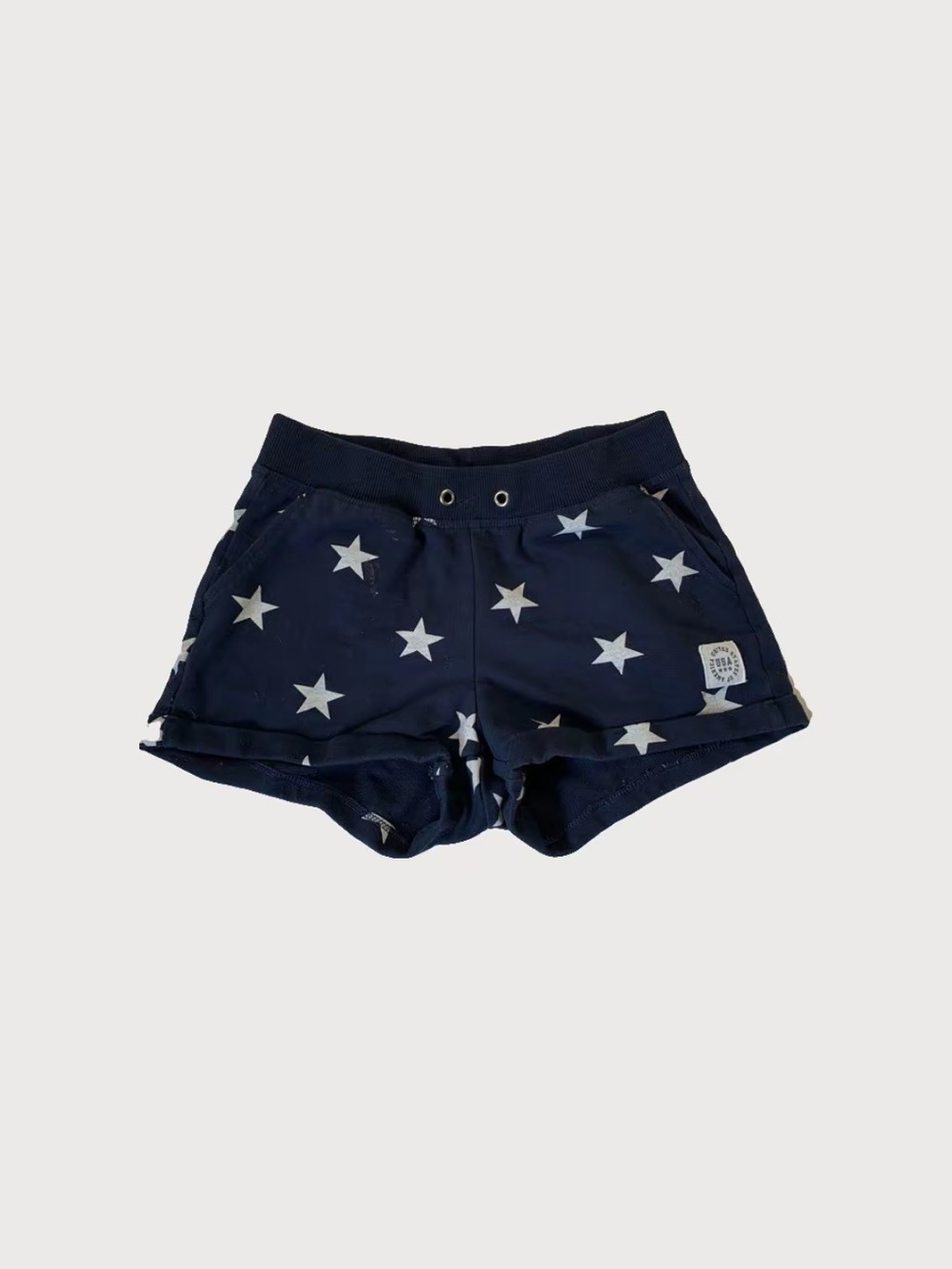 Old Navy Navy Blue Star-Print Shorts